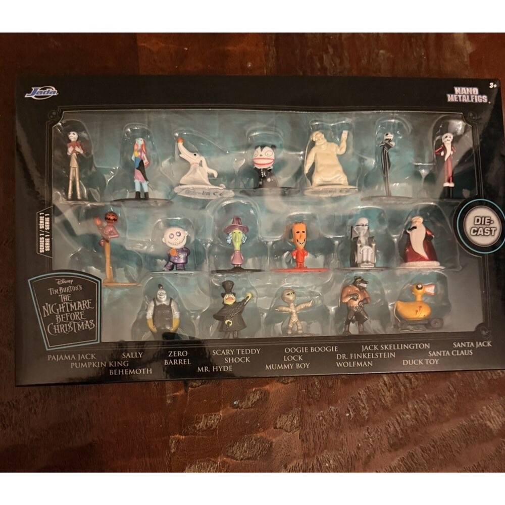 Nightmare Before Christmas Diecast Set Of 18 Characters